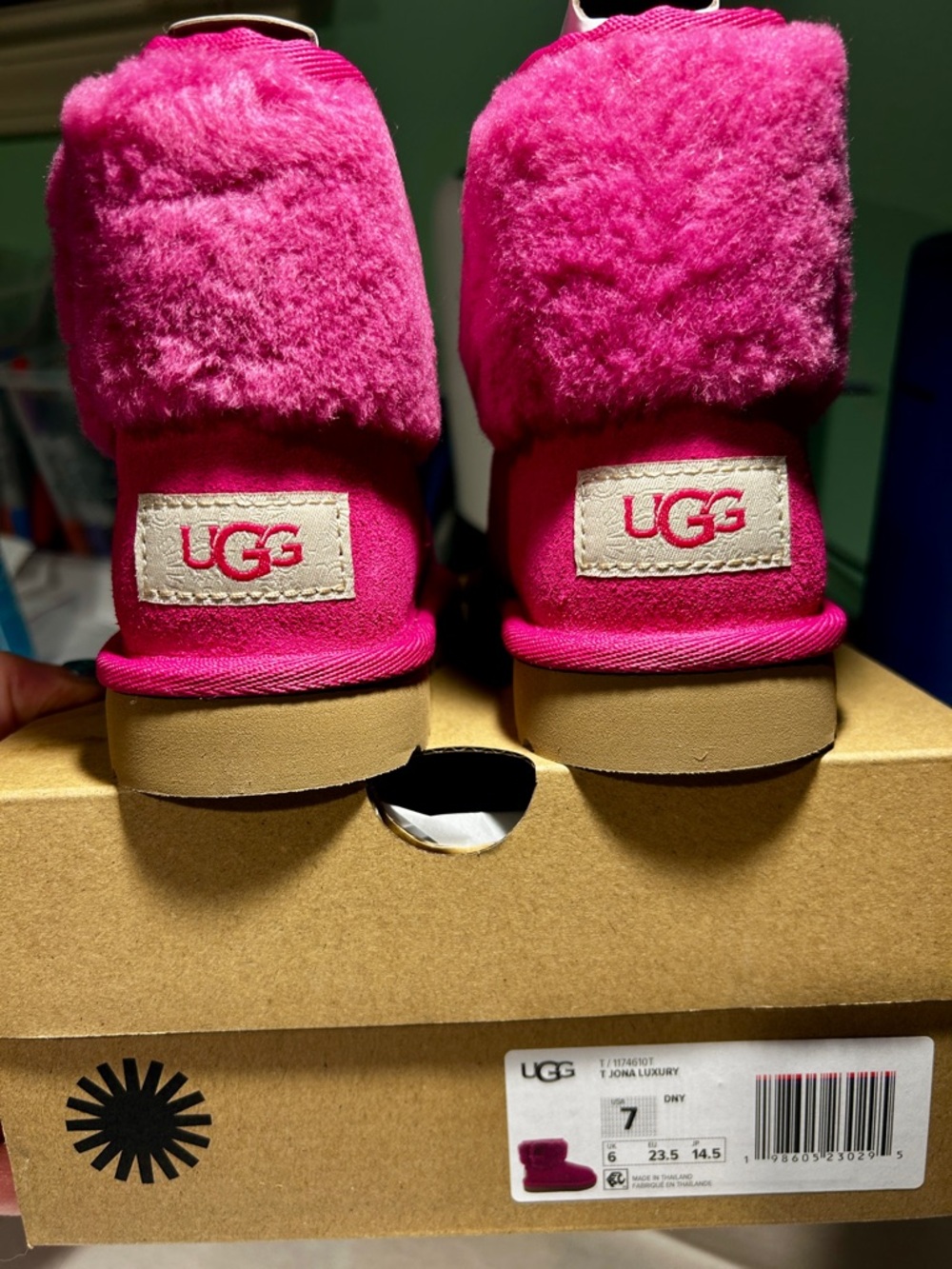 Ugg Boots Jona Luxury Bright Pink. 7M Walker.
